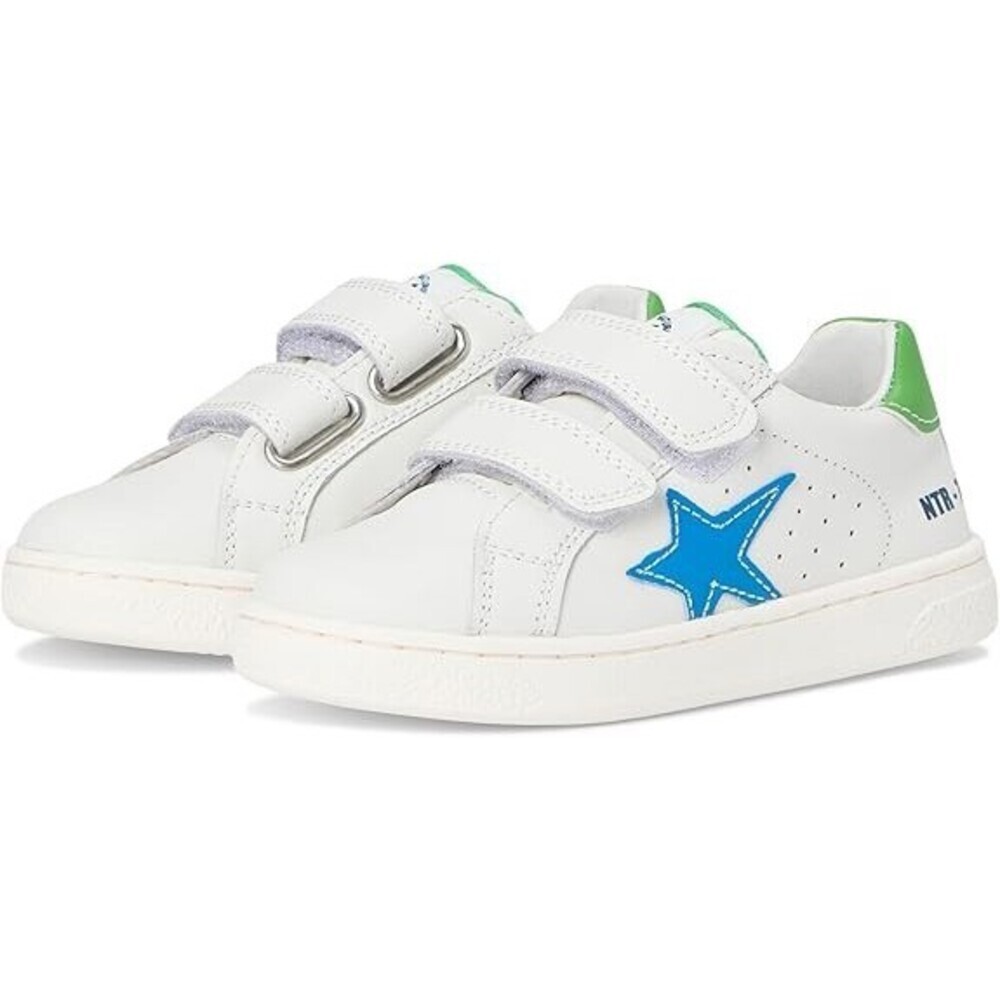 Naturino Pinn VL Sneakers Kids 12 White Oltremare Round Toe Casual Shoes VER335